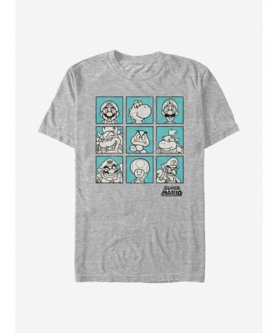 Super Mario Box Seats T-Shirt $8.03 T-Shirts