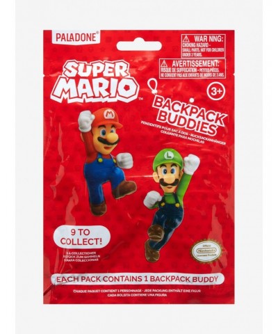 Super Mario Character Blind Bag Figural Key Chain $3.12 Key Chains