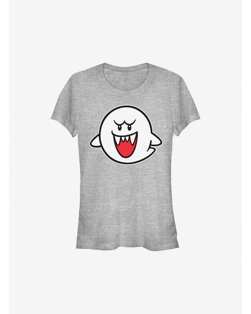 Nintendo Straight Up Boo Girls T-Shirt $7.67 T-Shirts