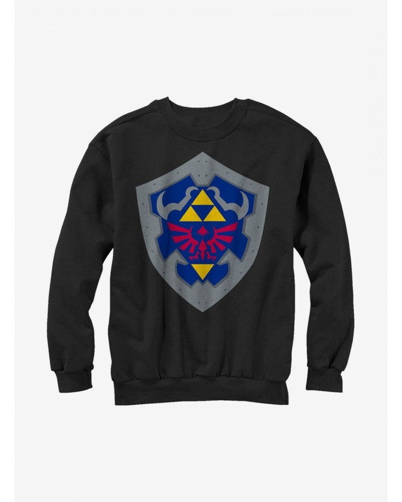 Nintendo Legend of Zelda Hylian Shield Sweatshirt $11.88 Sweatshirts