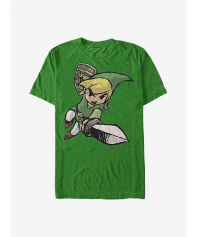 Nintendo Zelda Link Attack T-Shirt $7.19 T-Shirts