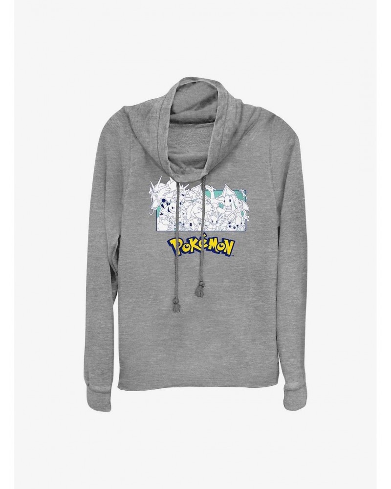 Pokemon The Classics Cowl Neck Long-Sleeve Top $14.46 Tops