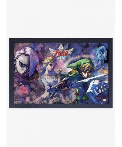 Nintendo Legend of Zelda Skyward SwordLink Zelda Ghirahim Fi Framed Wood Wall Art $12.45 Merchandises