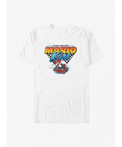 Mario Team Driver Mario Kart Big & Tall T-Shirt $8.37 T-Shirts