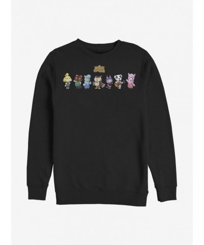 Nintendo Animal Crossing Main Players Crew Sweatshirt $11.11 Sweatshirts