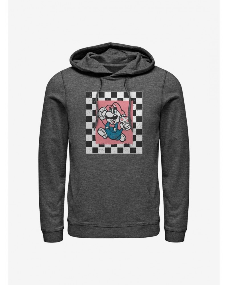 Super Mario Chubby Checkers Hoodie $12.57 Hoodies