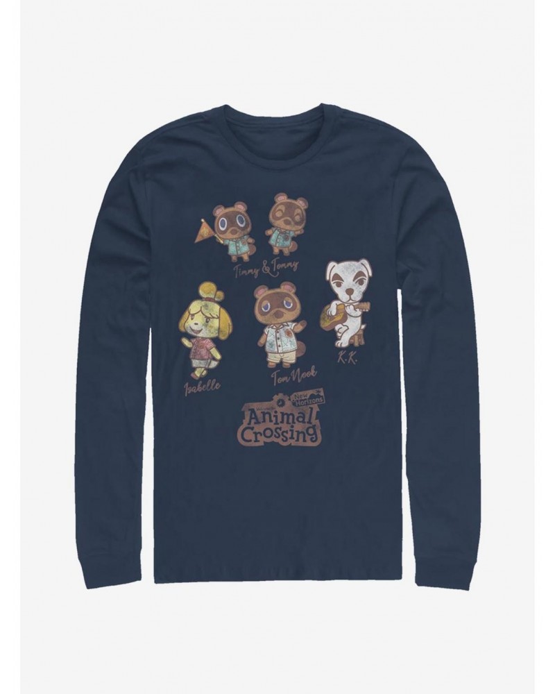 Animal Crossing Character Textbook Long-Sleeve T-Shirt $10.36 T-Shirts