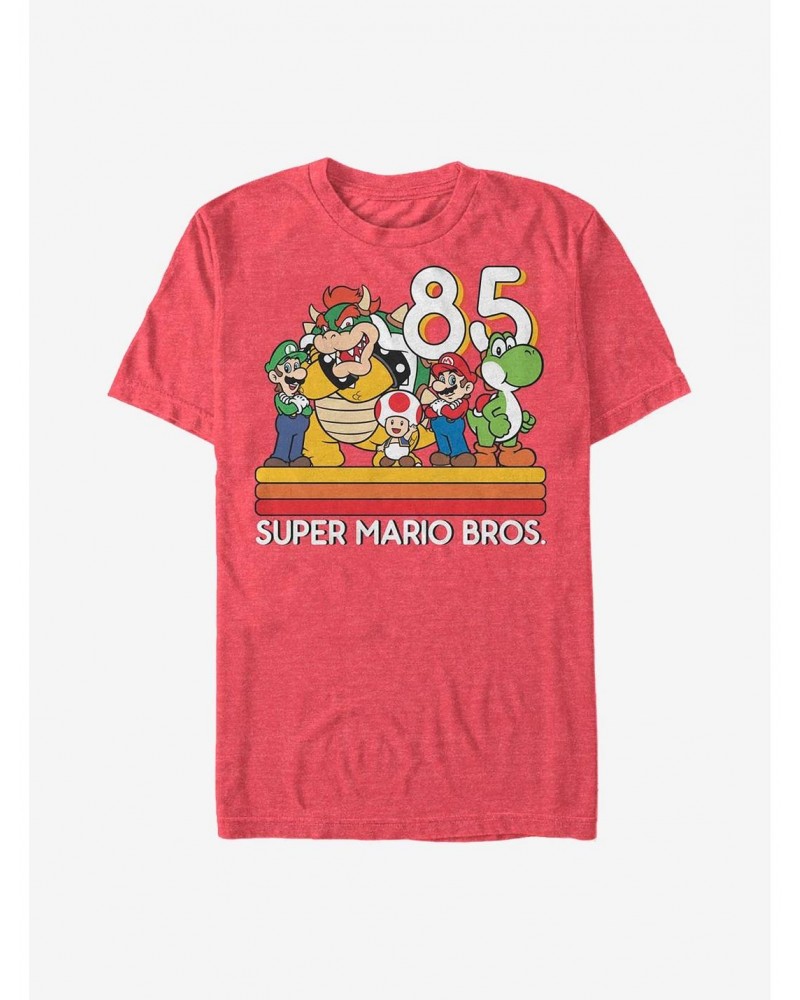 Nintendo Mario Retro Cast T-Shirt $7.53 T-Shirts