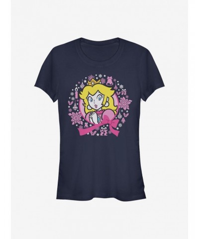 Nintendo Mario Peach Christmas Girls T-Shirt $6.45 T-Shirts