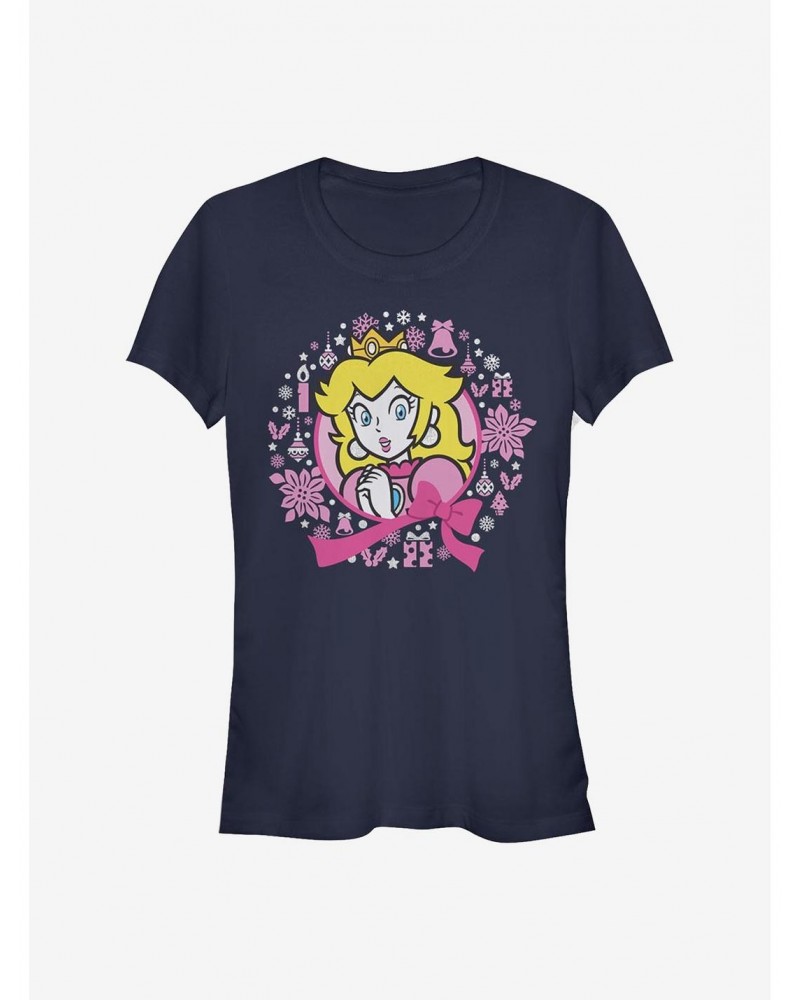 Nintendo Mario Peach Christmas Girls T-Shirt $6.45 T-Shirts