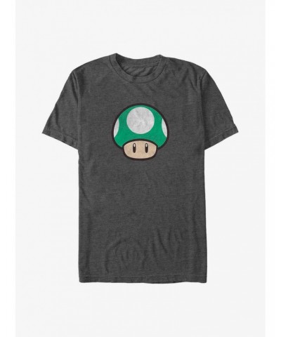 Mario One Up Mushroom Big & Tall T-Shirt $8.58 T-Shirts