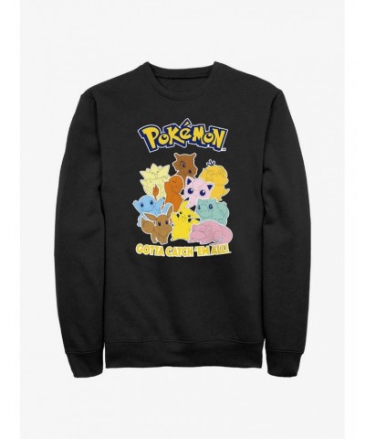 Pokemon Gotta Catch 'Em All Sweatshirt $7.75 Sweatshirts