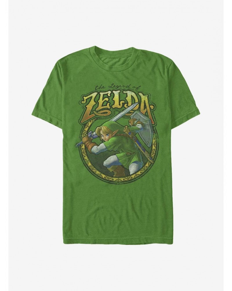 Nintendo Zelda Groove Link T-Shirt $7.19 T-Shirts