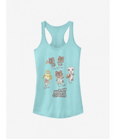 Animal Crossing Character Textbook Girls Tank $7.49 Tanks