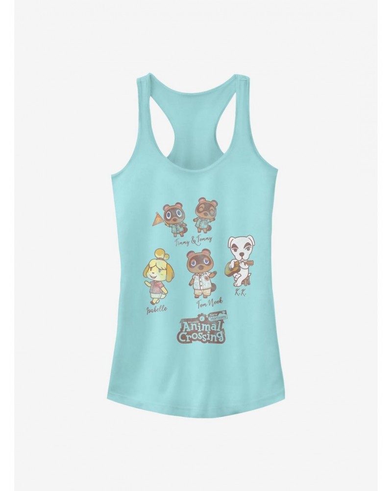 Animal Crossing Character Textbook Girls Tank $7.49 Tanks