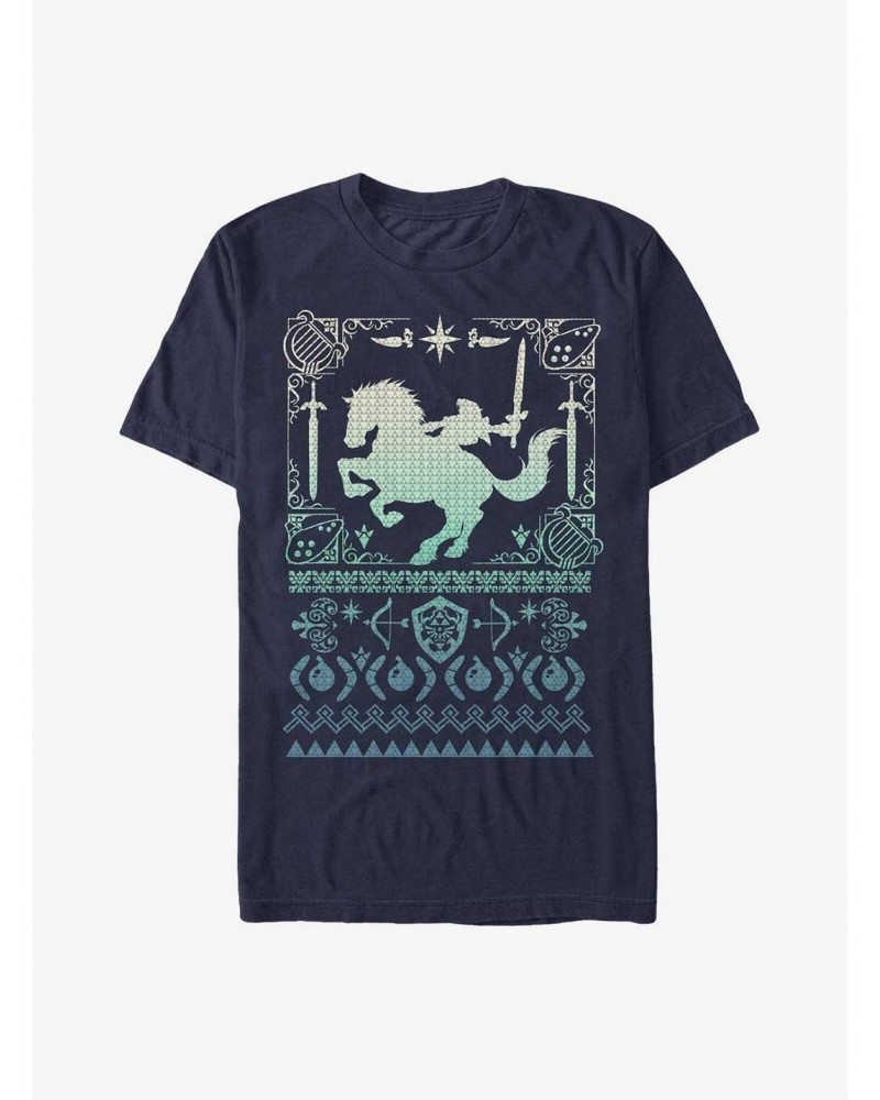 Nintendo Horseback Link Ugly Christmas T-Shirt $8.20 T-Shirts