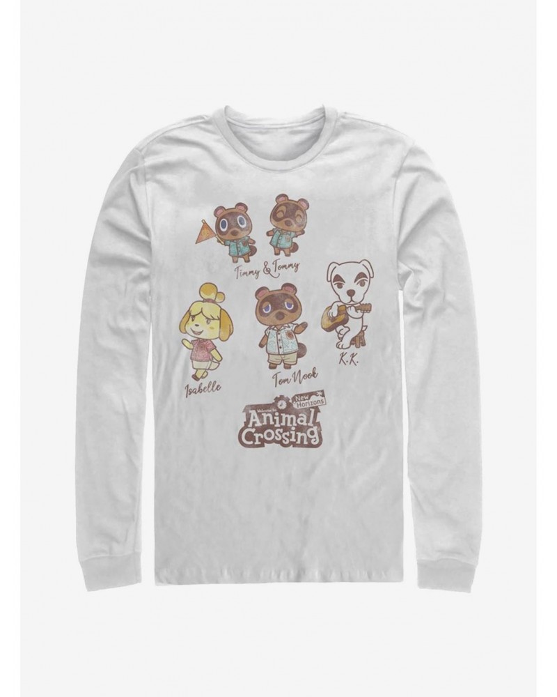 Animal Crossing Character Textbook Long-Sleeve T-Shirt $7.60 T-Shirts