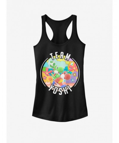 Nintendo Team Yoshi Sundream Stone Destination Girls Tank $5.93 Tanks