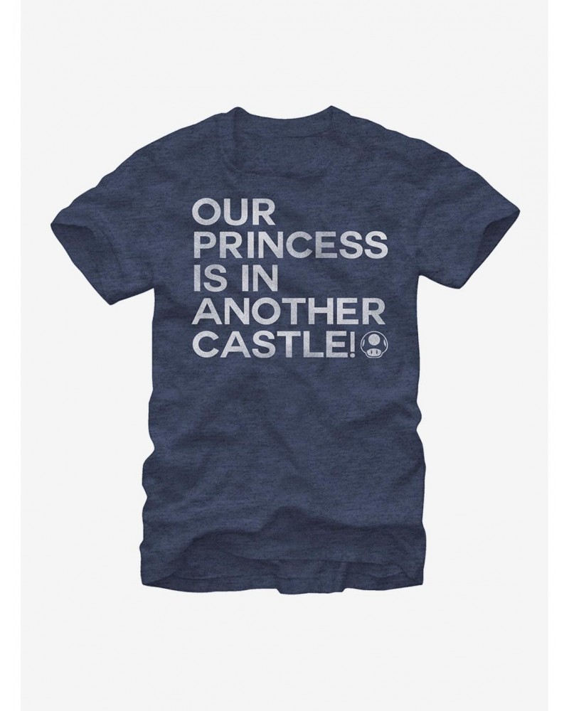 Nintendo Mario Our Princess is in Another Castle T-Shirt $7.53 T-Shirts