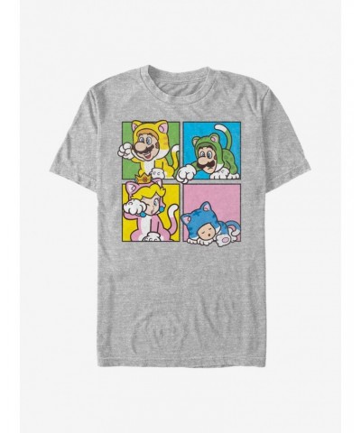 Super Mario 4 Character Boxup T-Shirt $7.19 T-Shirts