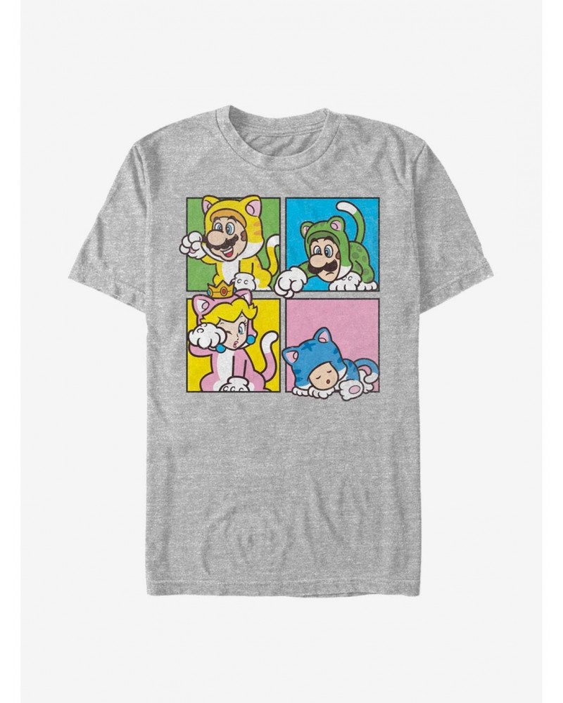 Super Mario 4 Character Boxup T-Shirt $7.19 T-Shirts