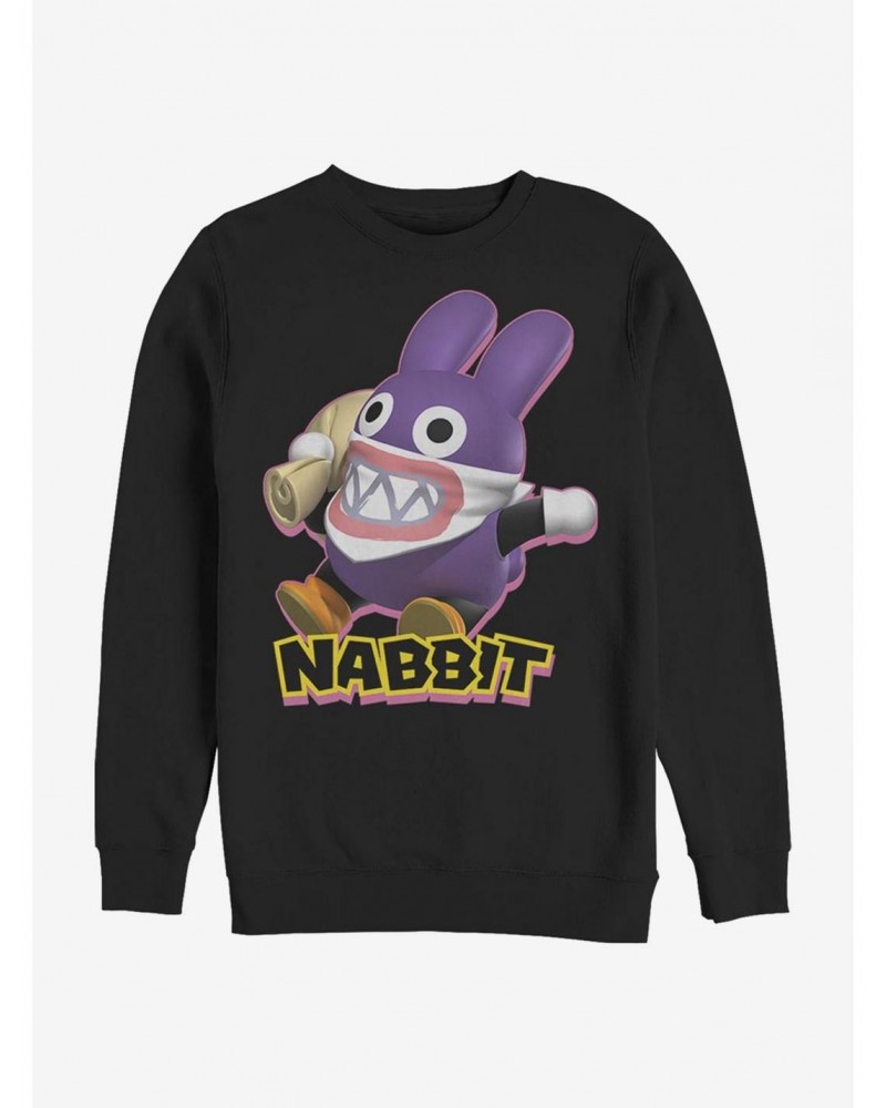 Super Mario Nabbit First Crew Sweatshirt $9.04 Sweatshirts