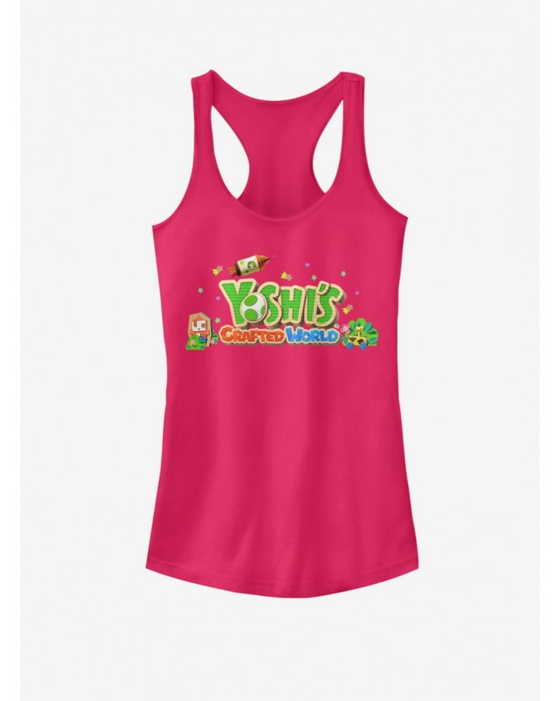 Nintendo Yoshi's Crafted World Girls Tank $5.58 Tanks