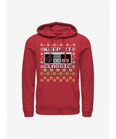 Nintendo Ugly Holiday Controller Hoodie $9.74 Hoodies