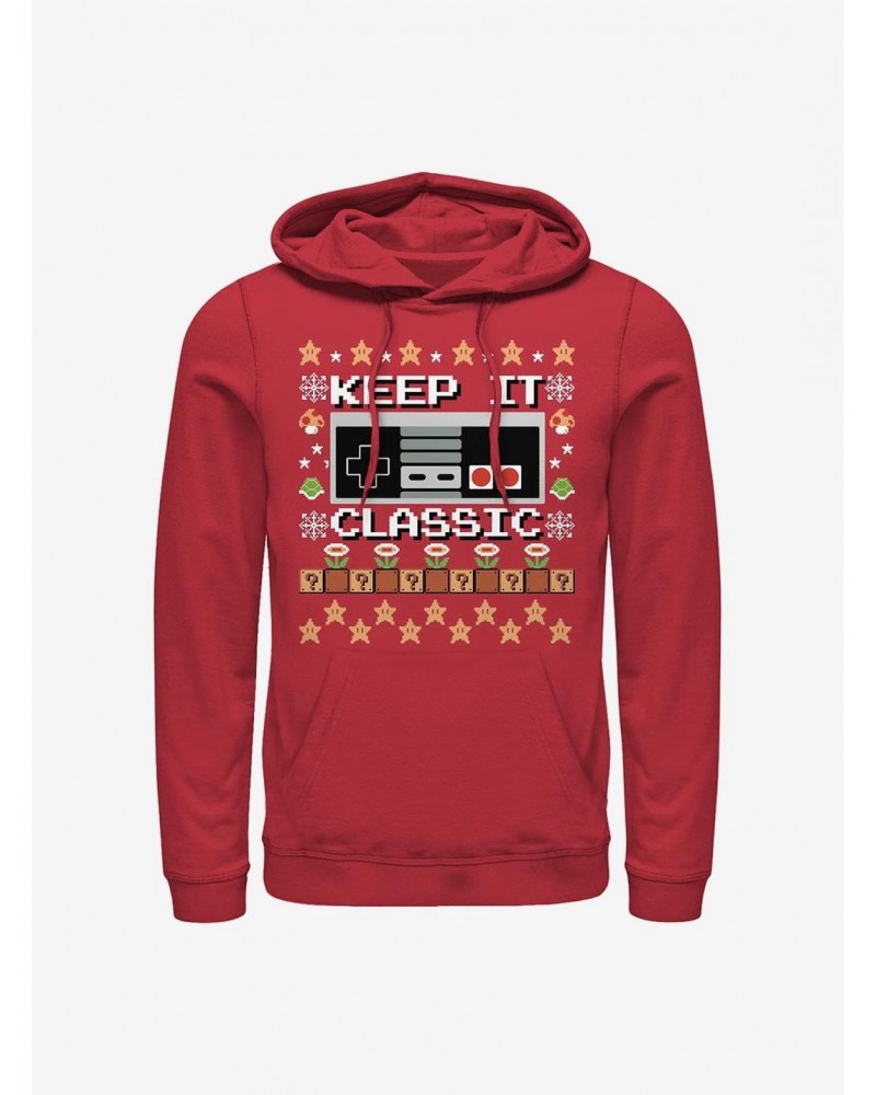 Nintendo Ugly Holiday Controller Hoodie $9.74 Hoodies