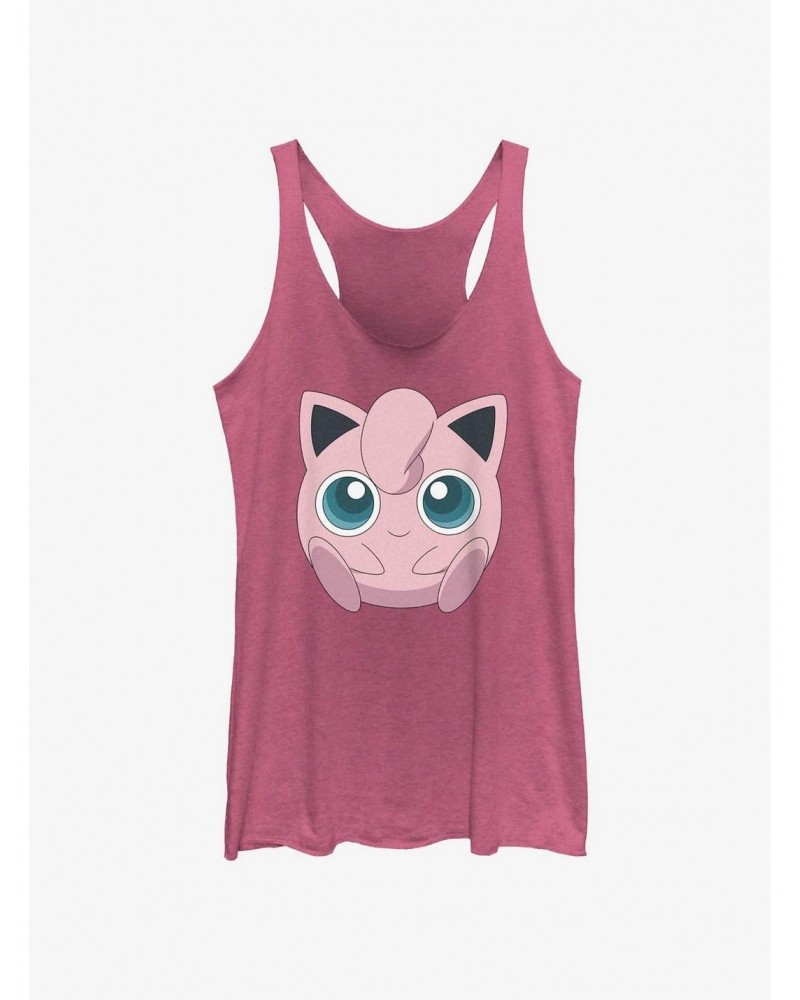 Pokemon Jigglypuff Face Girls Tank $6.53 Tanks