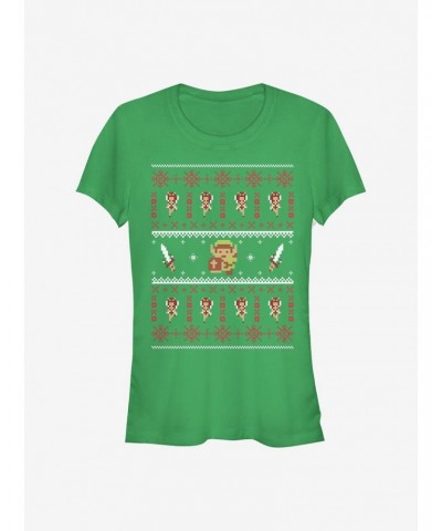 Nintendo The Legend Of Zelda Wintery Zelda Girls T-Shirt $5.40 T-Shirts