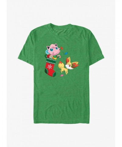 Pokemon Jiggly Puff and Fennekin Gift Stocking T-Shirt $6.52 T-Shirts