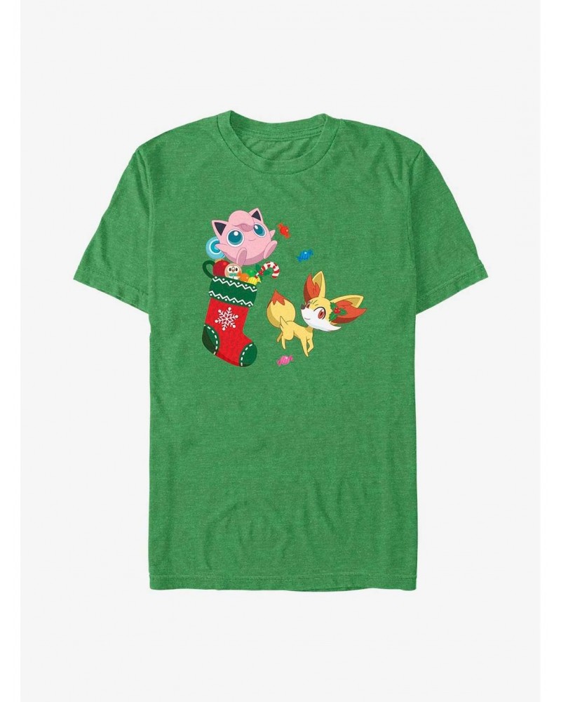 Pokemon Jiggly Puff and Fennekin Gift Stocking T-Shirt $6.52 T-Shirts