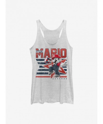 Nintendo Mario Soccer Stripes Girls Tank Htr $5.44 Tanks