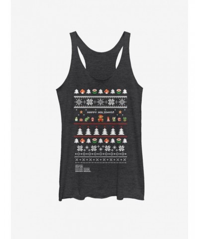 Nintendo Characters Holiday Art Girls Tank $7.43 Tanks