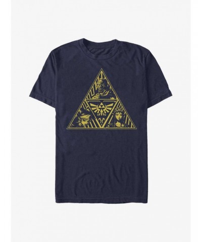 Nintendo The Legend of Zelda Trifecta Icon T-Shirt $8.20 T-Shirts