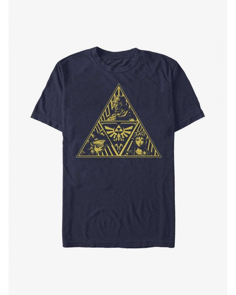 Nintendo The Legend of Zelda Trifecta Icon T-Shirt $8.20 T-Shirts