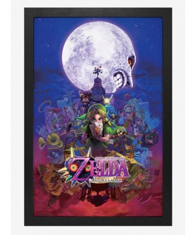 Nintendo The Legend Of Zelda Majora's Mask Framed Poster $10.46 Posters