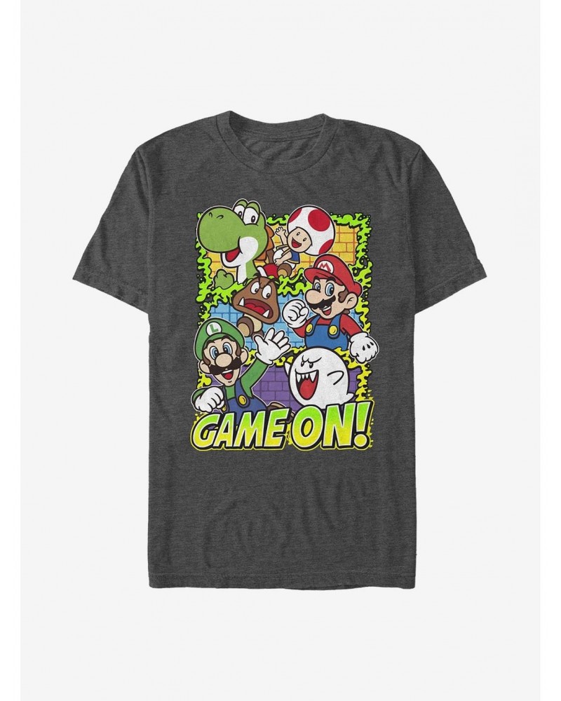 Nintendo Mario Game On! T-Shirt $5.19 T-Shirts