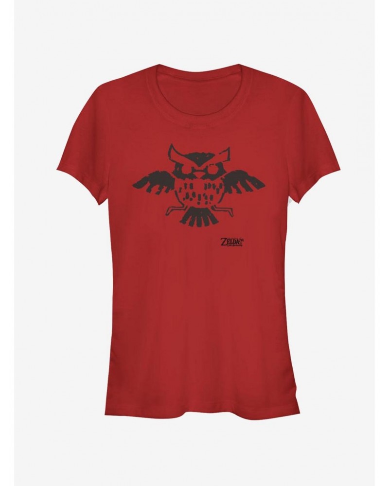 Nintendo The Legend of Zelda: Link's Awakening Owl Glyph Girls T-Shirt $6.27 T-Shirts