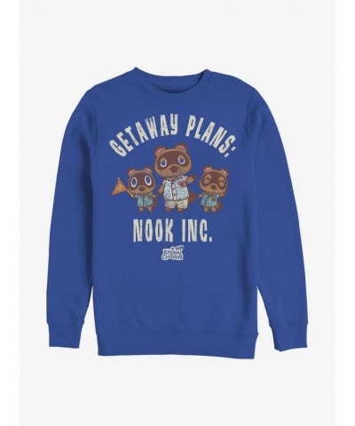 Animal Crossing Vacation Nook Crew Sweatshirt $8.01 Sweatshirts