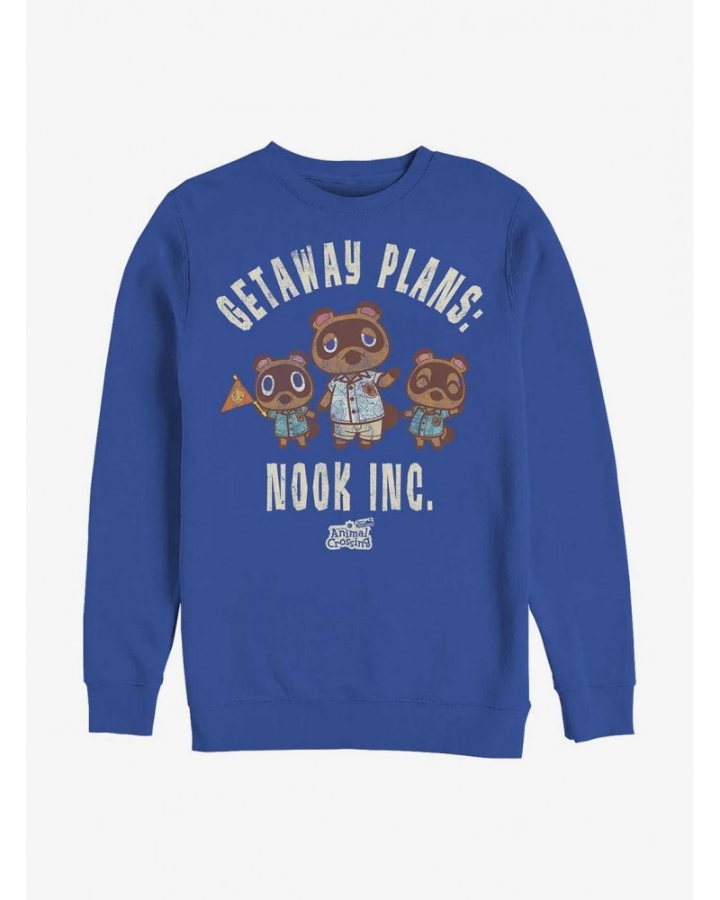 Animal Crossing Vacation Nook Crew Sweatshirt $8.01 Sweatshirts