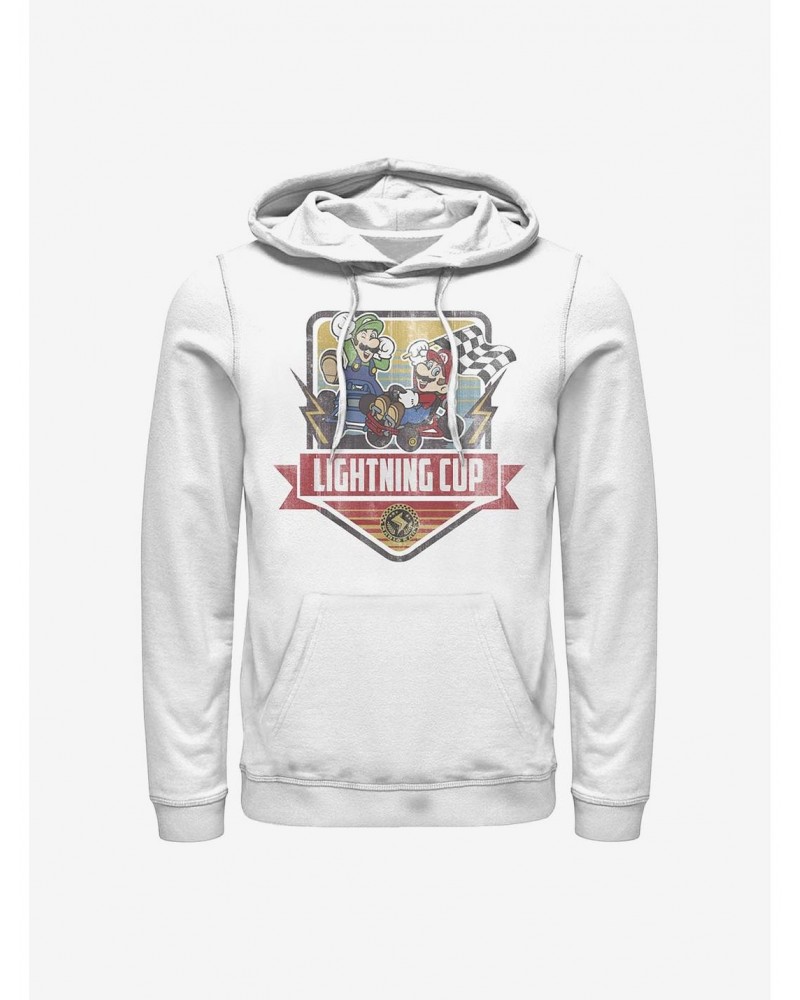 Nintendo Mario Lightning Cup Hoodie $10.06 Hoodies