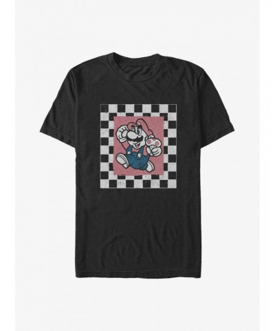 Mario Chubby Checkers Big & Tall T-Shirt $6.28 T-Shirts