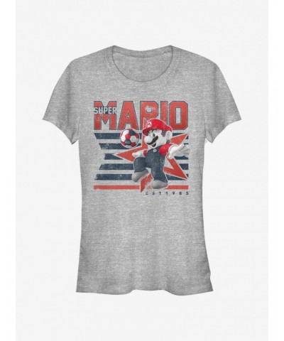 Super Mario Bros. Soccer Star Girls T-Shirt $6.45 T-Shirts