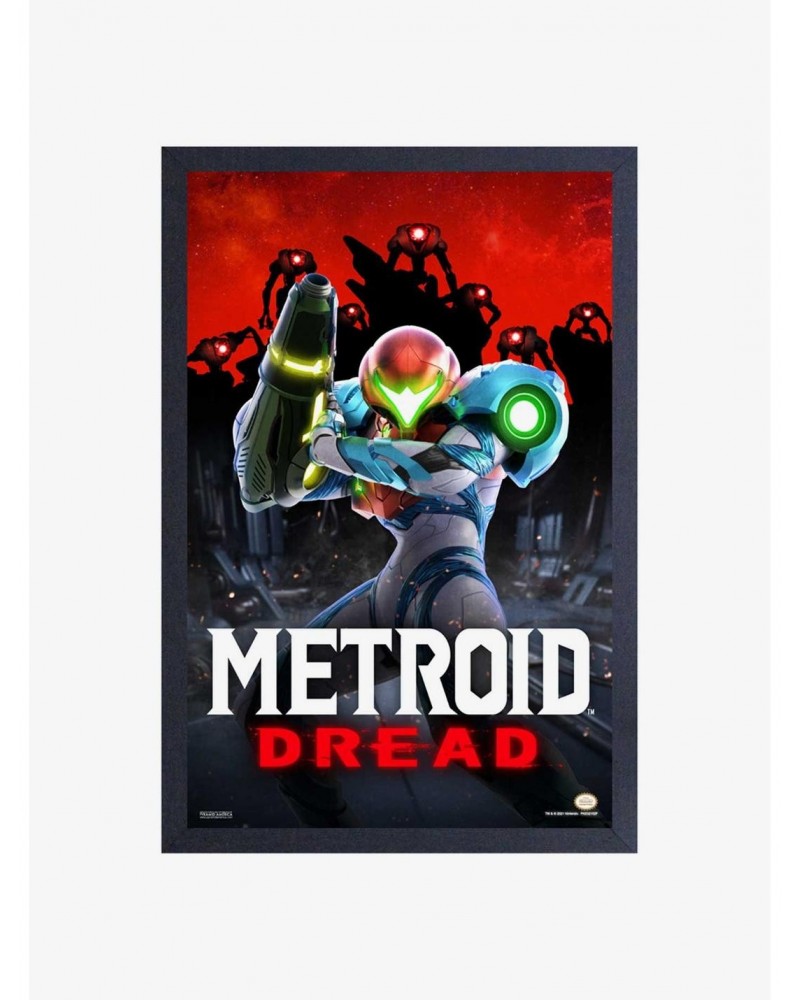 Nintendo Metroid Dread Framed Wood Wall Art $7.72 Merchandises