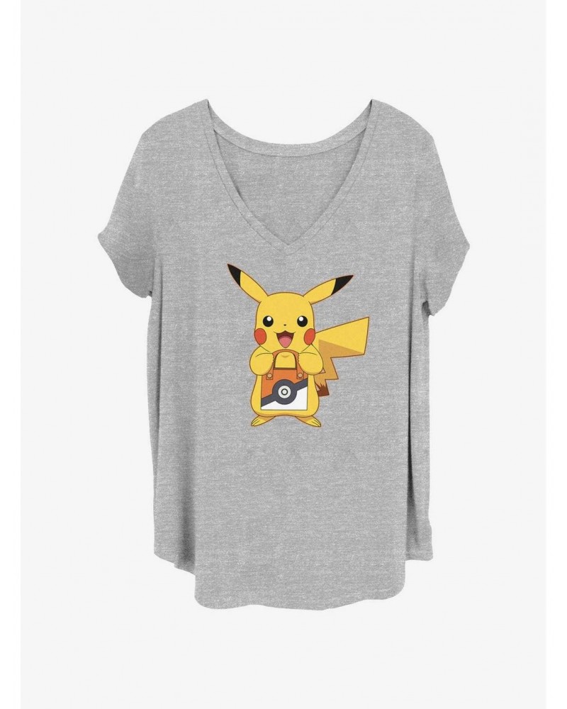 Pokemon Pikachu Treat Girls T-Shirt Plus Size $8.50 T-Shirts