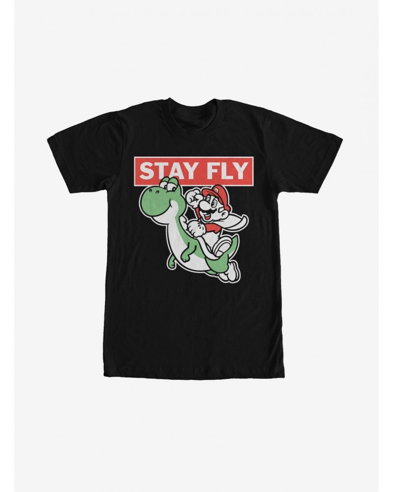 Nintendo Mario Stay Fly T-Shirt $7.03 T-Shirts