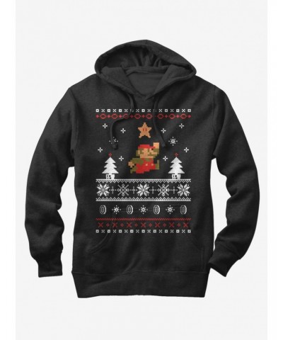 Nintendo Mario Ugly Christmas Sweater Hoodie $11.63 Hoodies