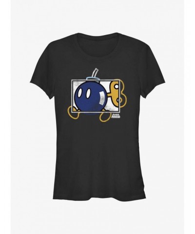 Nintendo Mario Bomb-Hei Box Girls T-Shirt $6.97 T-Shirts